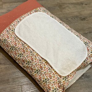 Double cotton gauze changing mat cover LOUISE Collection