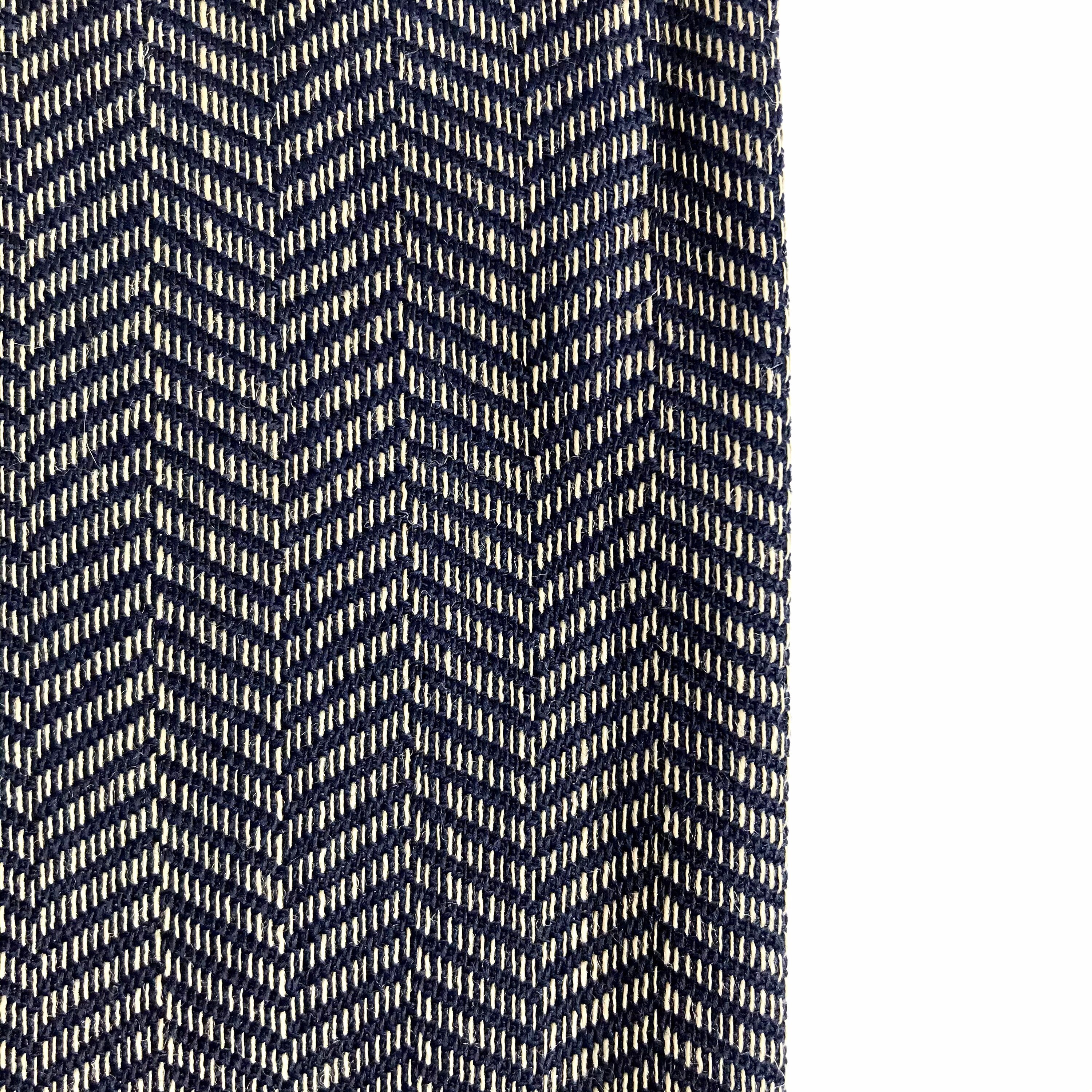 Ruban sergé chevron 10mm terracotta