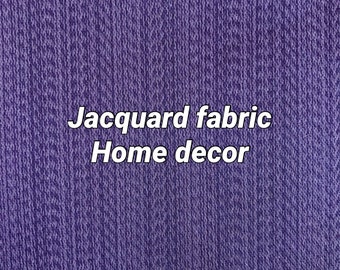Purple Jacquard home decor fabrics - upholstery fabric - By the meter
