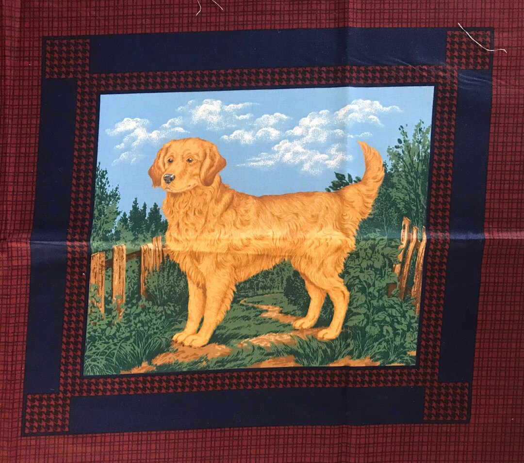 Dog Quilting Panels 100 Cotton Panels Christmas Panels Etsy