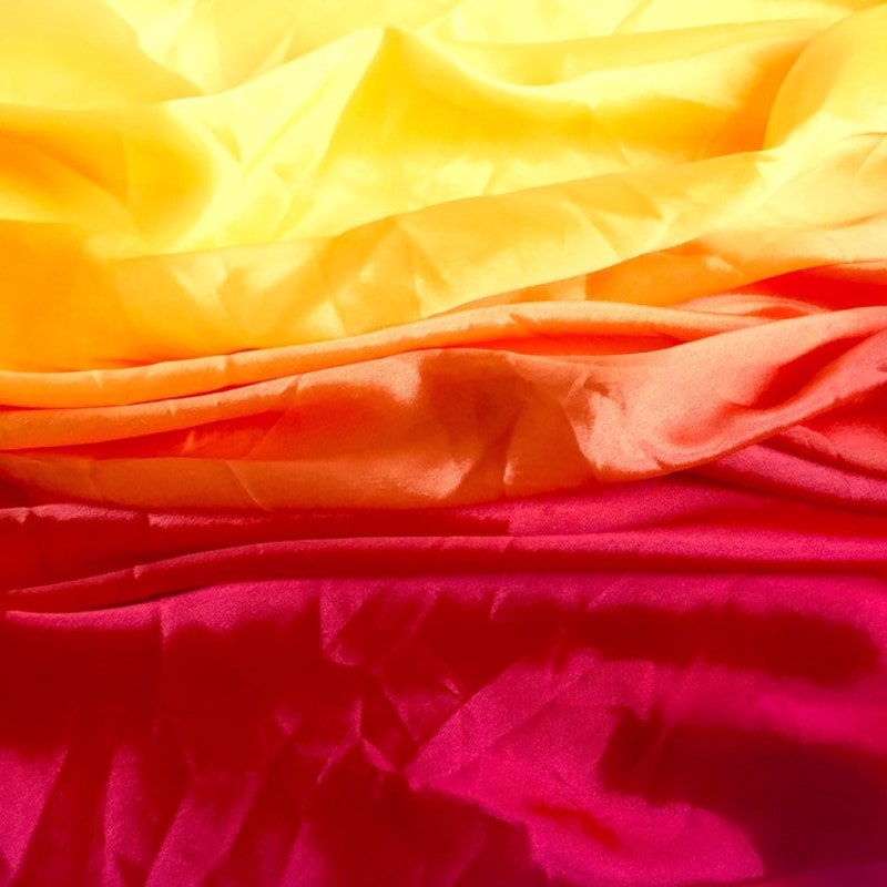 Yellow Orange Fabric - Etsy