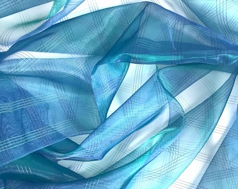 Super wide Organza fabrics - Home decor fabrics - Sheer dressmaking fabrics - dance costume fabrics - Evening gown fabrics - By the meter