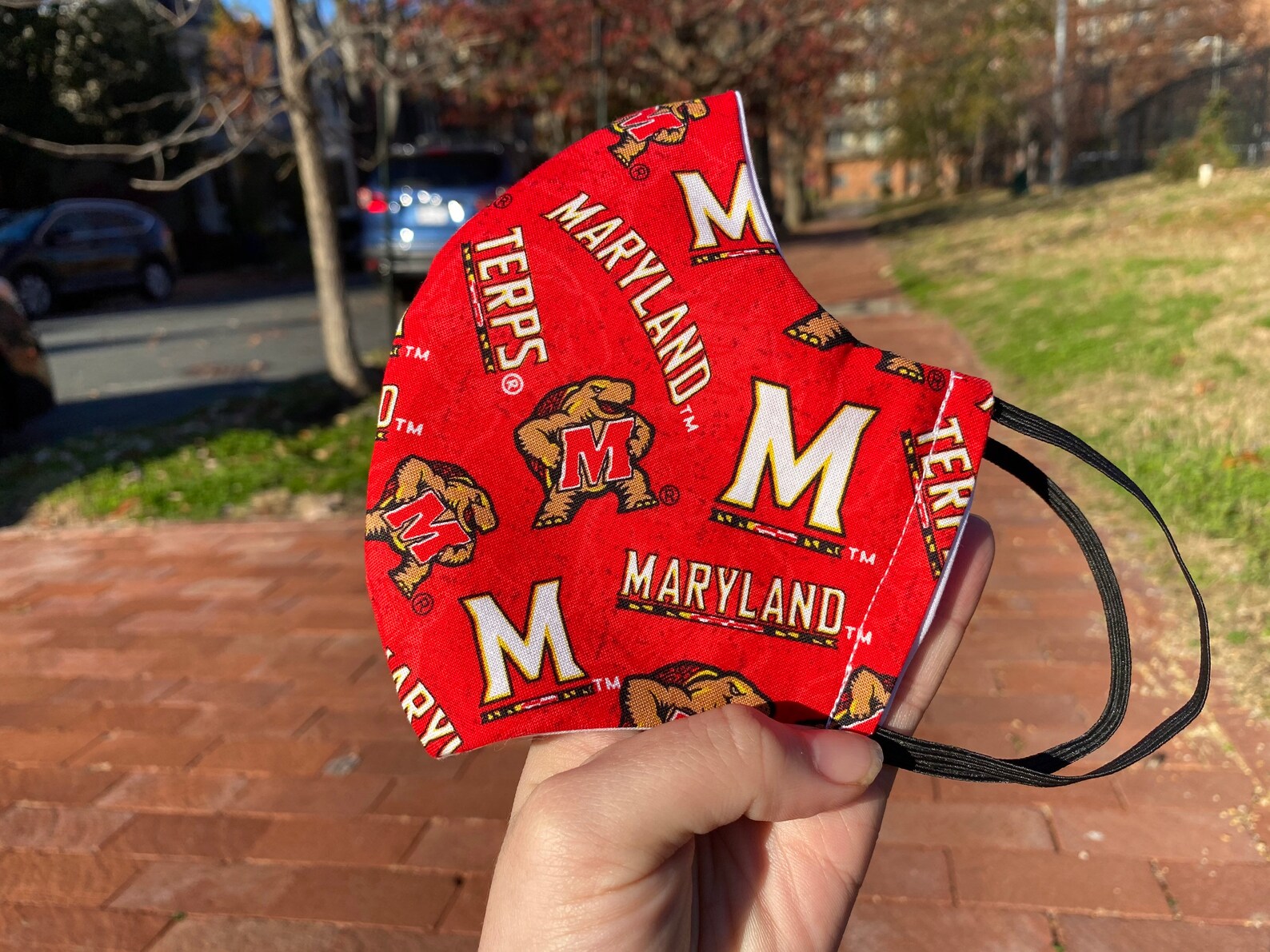 University of Maryland Face Mask UMD Face Mask University of Etsy