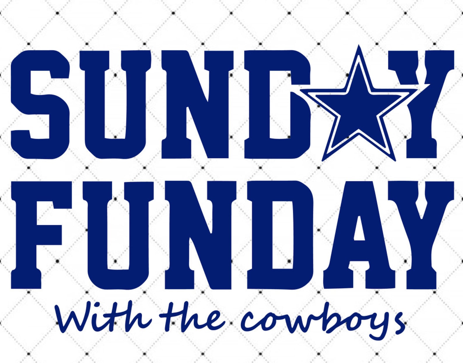 Dallas Cow Boys Svg Sunday Funday Svg Cb N F L Svg Png | Etsy
