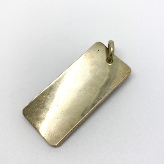 Vintage Chunky Solid Silver Hallmarked Ingot - image 5