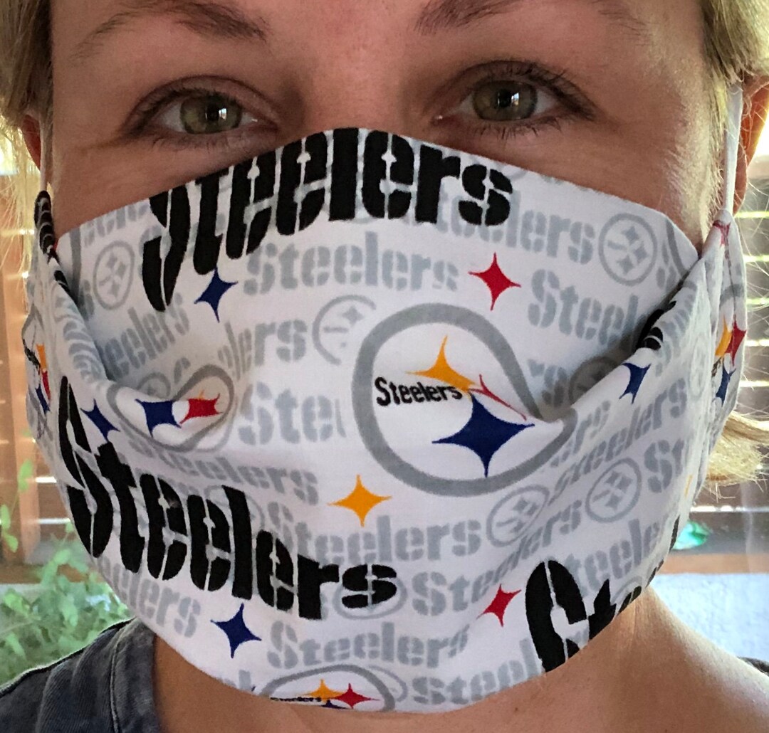 Pittsburgh Steelers Face Mask adjustable Etsy