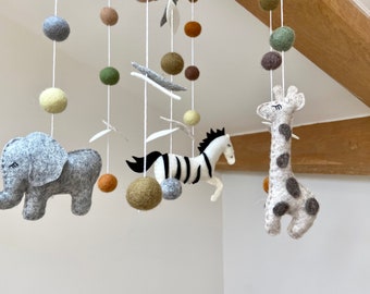 Elephant Cot Mobile Etsy