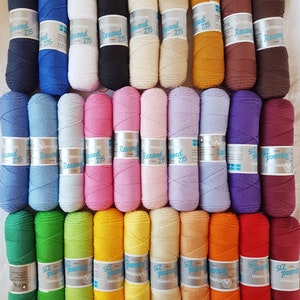 Austermann RECORD 215 4fach reine Baumwolle zum Häkeln und Stricken Sommergarn Baumwolle für Kinderkleidung und Sommermode Topflappengarn Bild 9
