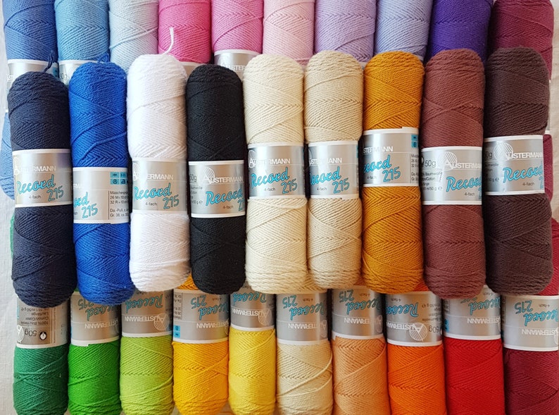 Austermann RECORD 215 4fach reine Baumwolle zum Häkeln und Stricken Sommergarn Baumwolle für Kinderkleidung und Sommermode Topflappengarn Bild 10
