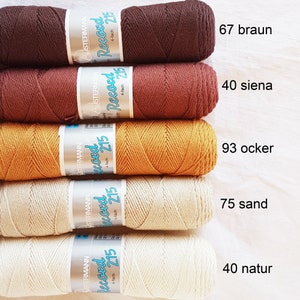 Austermann RECORD 215 4fach reine Baumwolle zum Häkeln und Stricken Sommergarn Baumwolle für Kinderkleidung und Sommermode Topflappengarn Bild 8