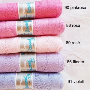 Austermann RECORD 215 4fach reine Baumwolle zum Häkeln und Stricken Sommergarn Baumwolle für Kinderkleidung und Sommermode Topflappengarn Bild 6