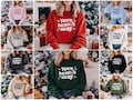 Gildan 18000 Mockup Bundle, Sweatshirt Crewneck Mockup Bundle Print On Demand, Apparel Mockup Bundle, Gildan Mockup Bundle Instant Download