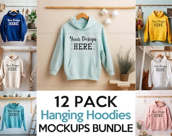 Hoodie Boho Mockup Bundle, hängender Hoodie Mockup, Hippie Boho Mocks, Hoodie Boho Mockup, Lifestyle Mockup, Sweatshirt Mockup