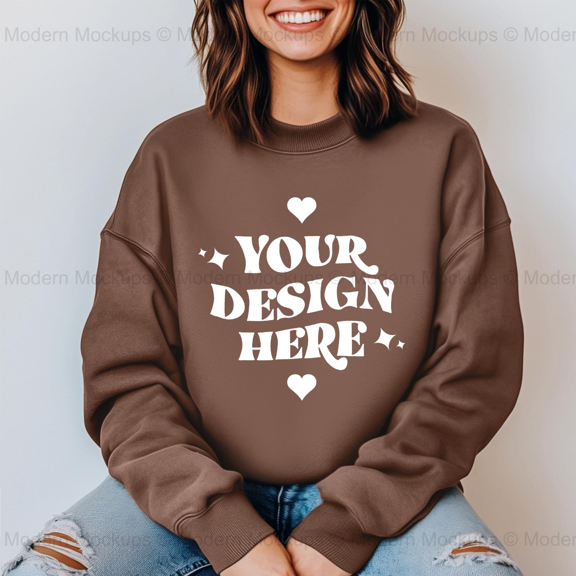 Comfort Colors 1466 Espresso Mockup, 1466 Mockup Espresso, Comfort