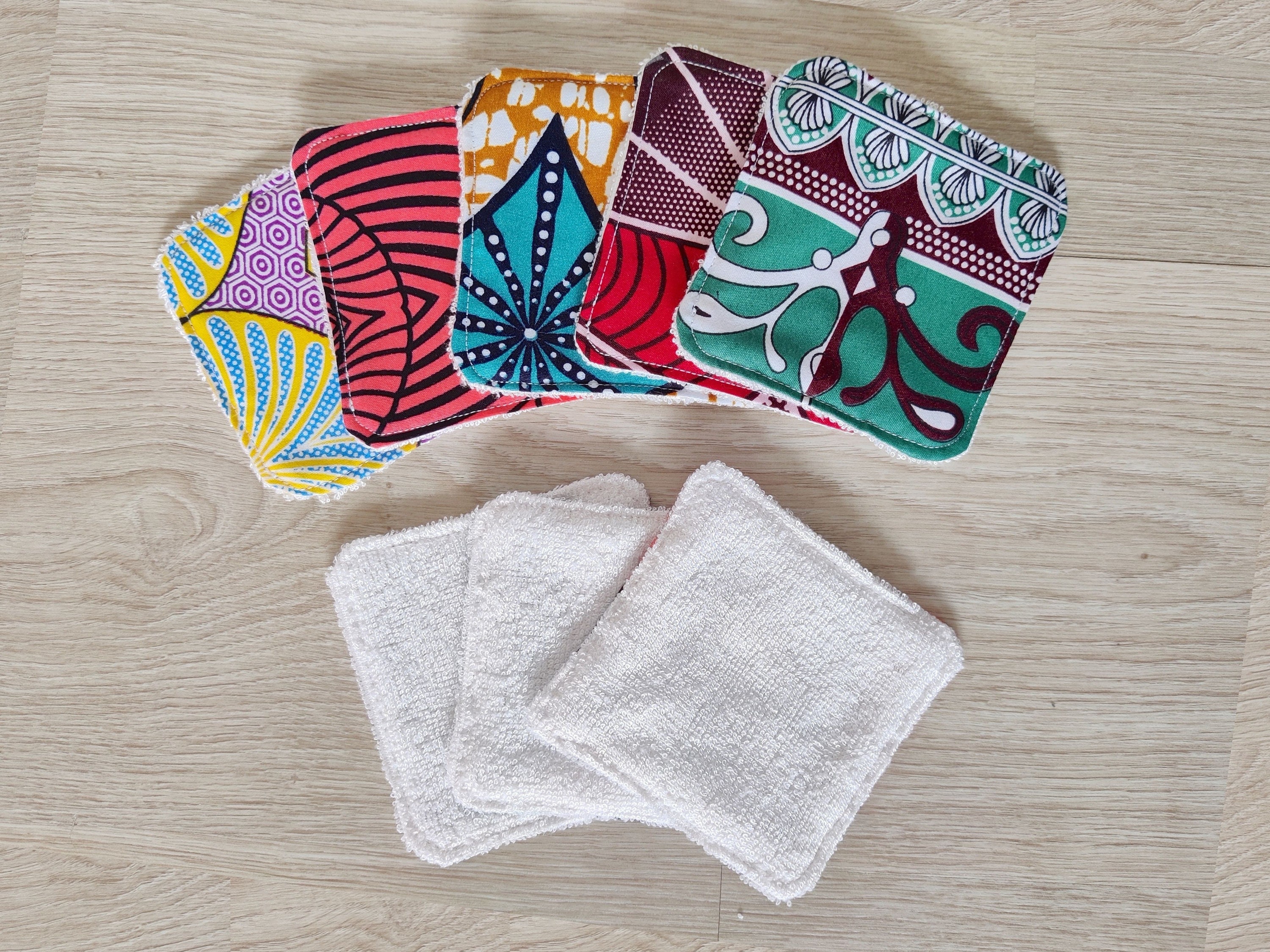 Make Up Removal Pads Handmade Reusable Bamboo Terry Towelling Etsy