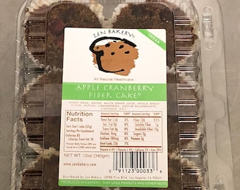 Zen Bakery Apple Cranberry Fiber Cakes (6-pack)