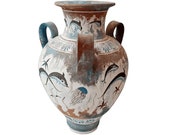 Cretan Amphora with 3 handles 40cm,Minoan civilization