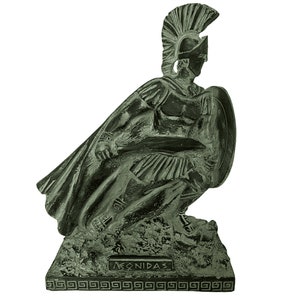 Leonidas with sword  Sculpture,the King of Sparta ,Plaster Statue  28cm