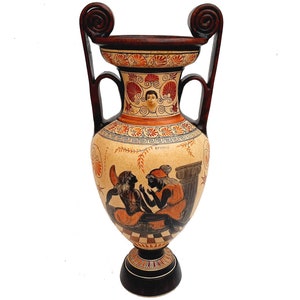 Achilles with Briseis,Hercules with Centaur,Greek Pottery Vase Amphora 57cm
