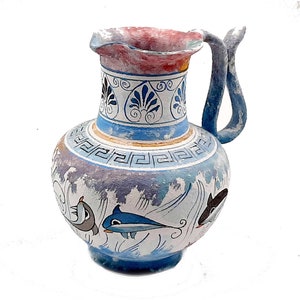 Minoan Vase, Oinochoe 16cm, Ancient Greek Pottery