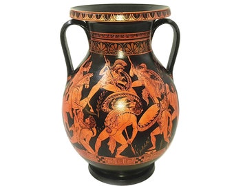 Gigantomachia,Pelike in ceramica a figure rosse 31cm,Pittore di Pronomos,Repliche museali