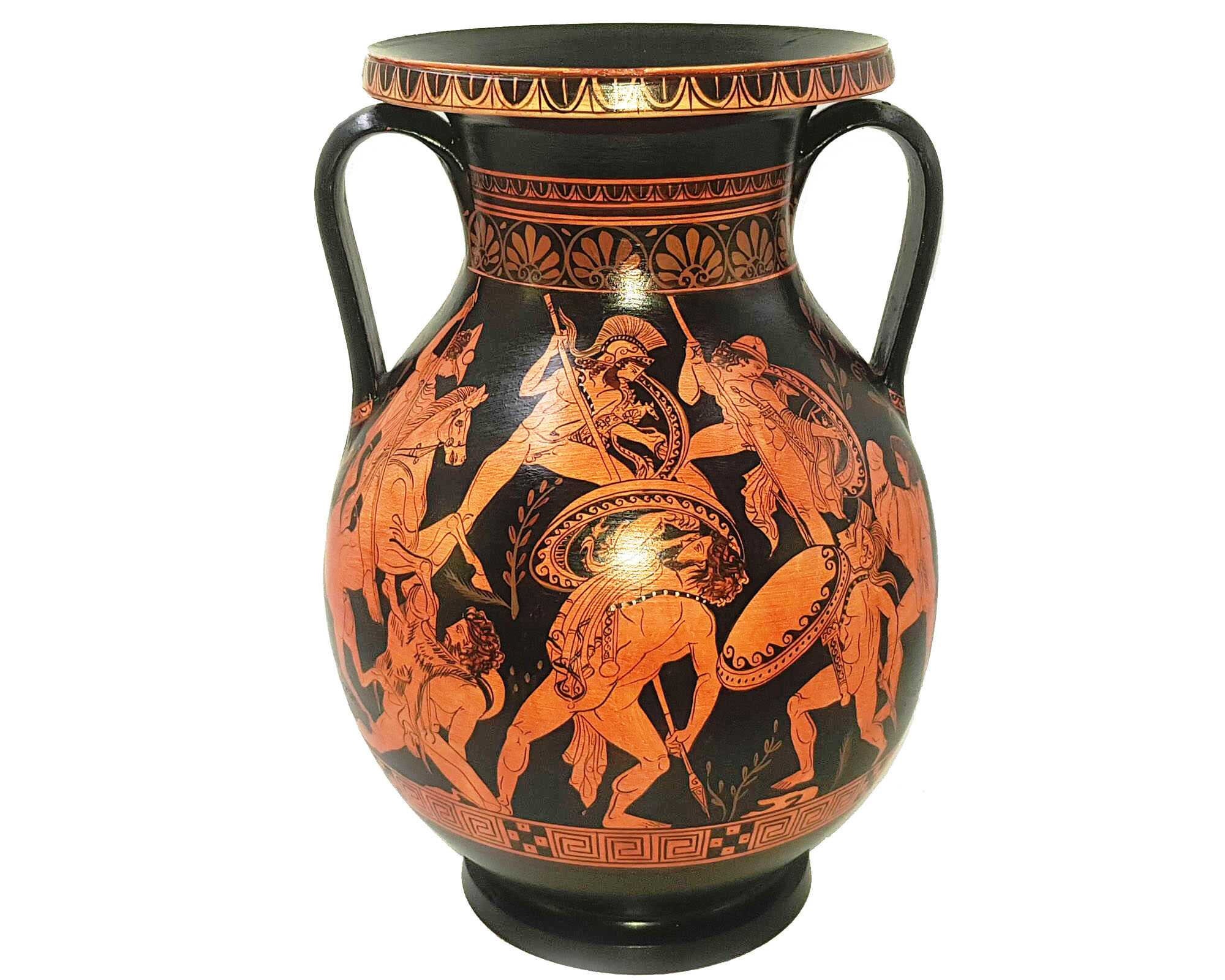 Gigantomachy,red Figure Pottery Pelike 31cm,pronomos Painter
