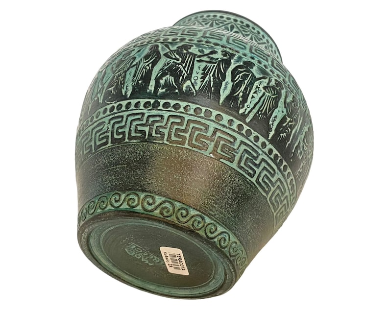 Pithari Greek Pithari Pottery Vase 17cm,relief Terracotta,ancient Greek ...