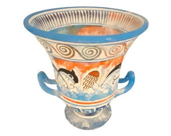 ミノア文明のタコ型花瓶、古代ギリシャ陶器、クレタ島クノッソスの陶器