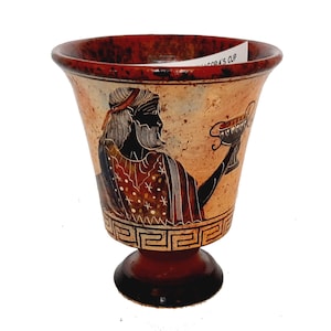 Pythagorean cup,Greedy cup 11cm,Multicolored,Showing God Dionysus