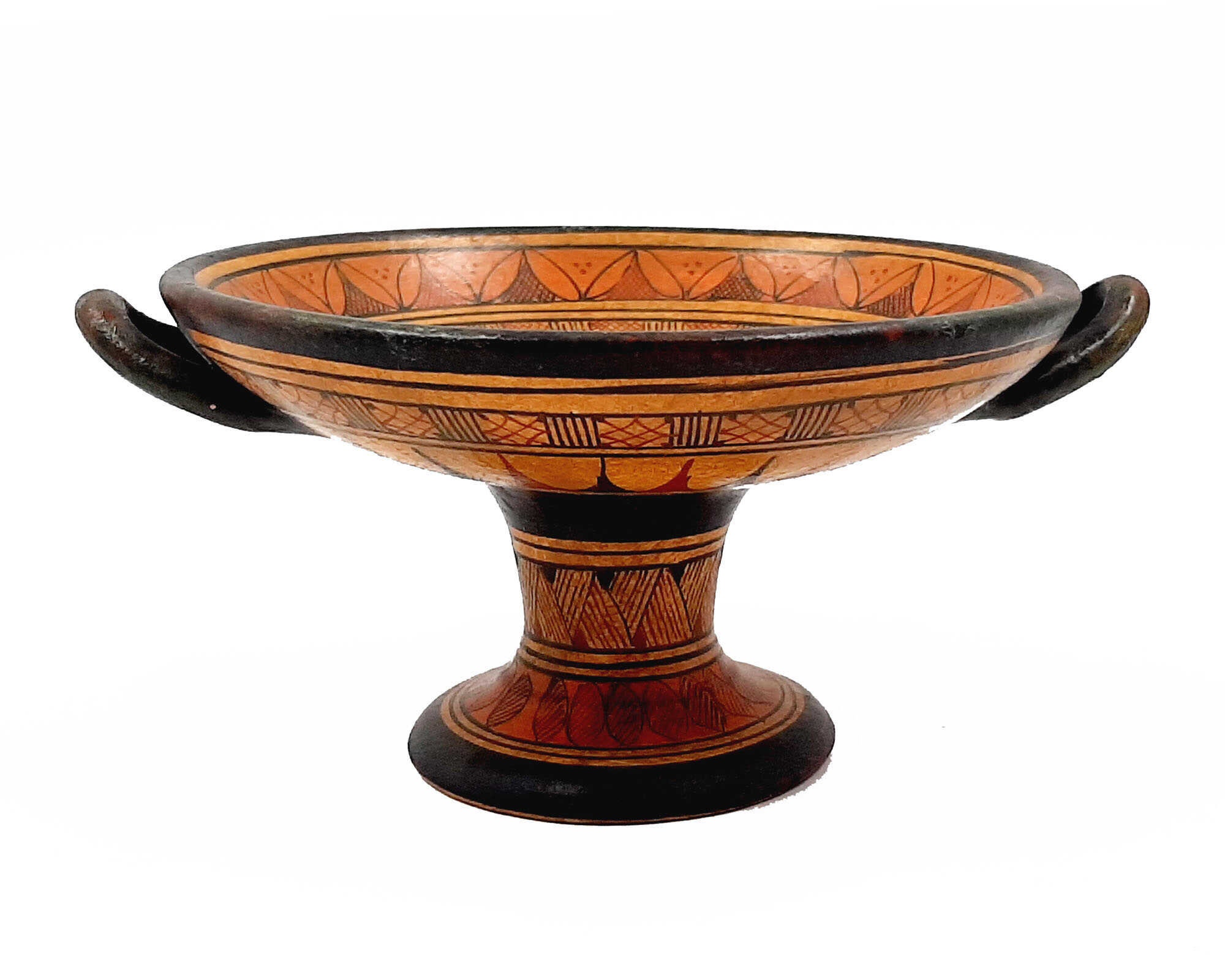 Geometric Kylix 13cm Diameter,ancient Greek Pottery - Etsy