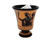 Pythagorean cup,Greedy Cup 11cm,Black Figure painting, shows Goddess Aphrodite