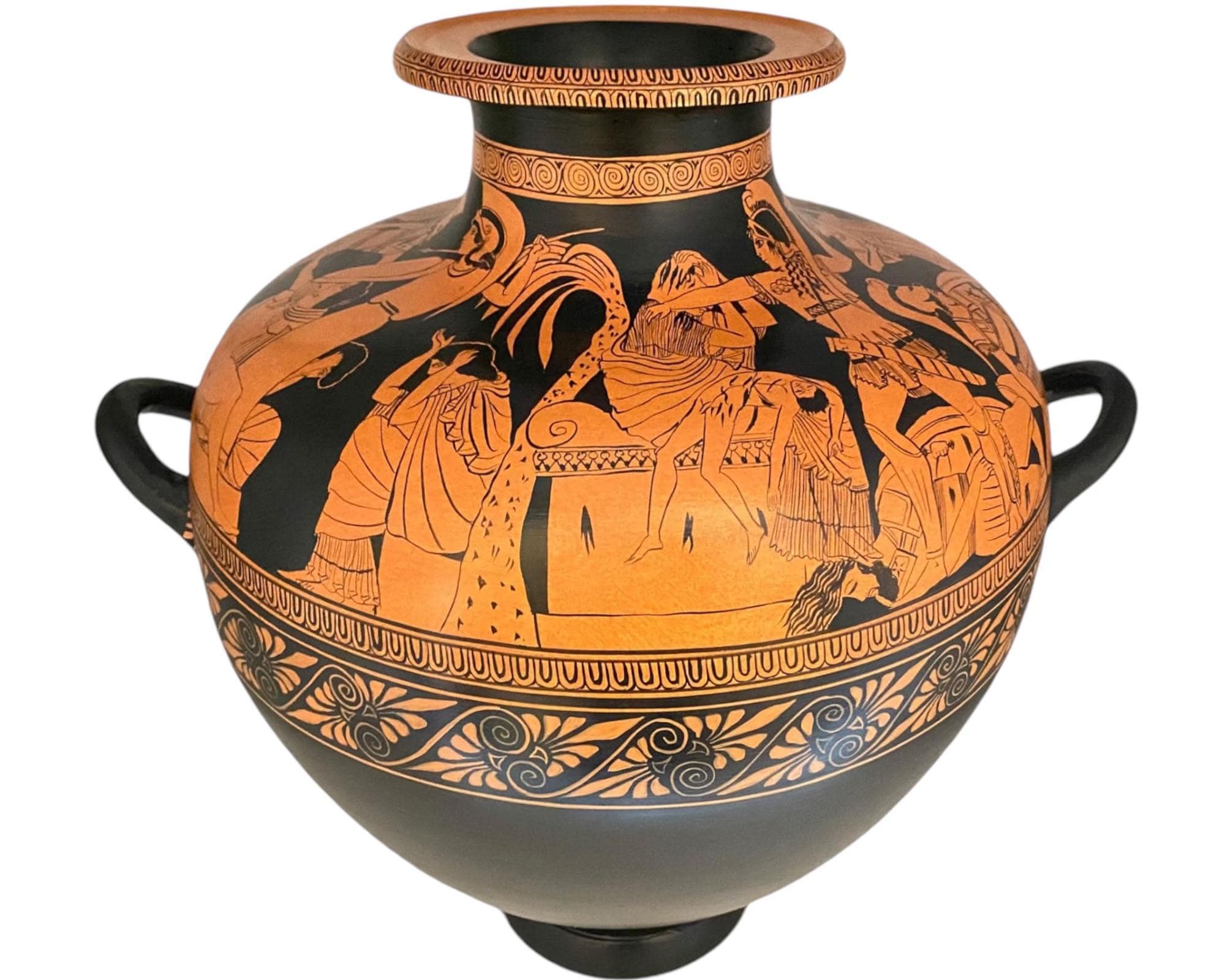 Red Figure Hydria 43cm, Sack of Troy,museum Replicas - Etsy