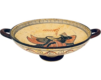 ANCIENT GREEK JELLI新品未使用　クロ サイズ37 定価半額以下 Ancient Greek Pottery, Kylix 26cm ,god Zeus as Swan Seduces Leda