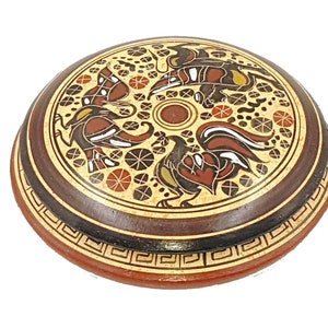 Pyxis 12,5cm ,Greek Corinthian art Pottery