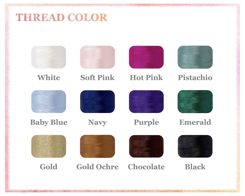 the thread color chart for a hair color chart