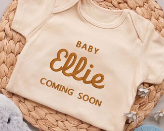 Embroidered Baby Onesie, New Mom Gift, Personalized Bodysuit, New Parents Gift, Gender Neutral Soft Cotton (Newborn-24 Months)