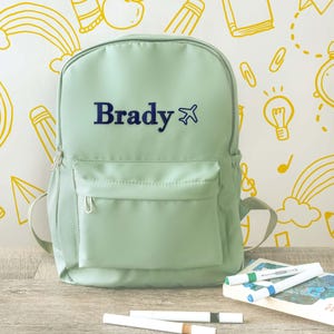 Sac à dos brodé pour tout-petit, rentrée des classes, sac à dos personnalisé pour enfants, sac à dos personnalisé pour enfants, sac bébé personnalisé, cadeaux pour tout-petits