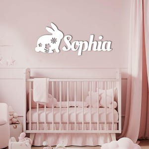 Baby Name Wall Decor, Custom Name Sign Acrylic, Nursery Wall Name Sign, Personalized Room Art, Acrylic Letter Cutout for Kids Room