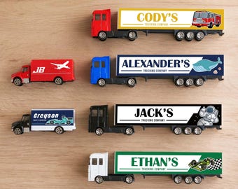 Personalized Toy Truck, Baby Boy Gift, First New Dad Gift, Custom Toy truck, Toy Truck with name, Birthday Gift for kids, Baby Gifts