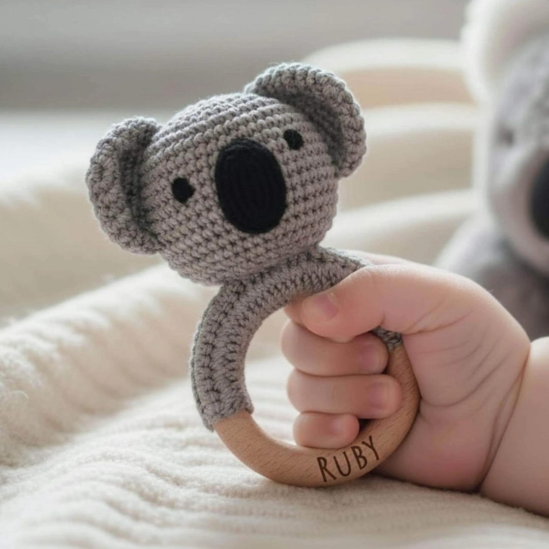 Personalized Baby Rattle, New Mom Gift, Engraved Baby Rattle, New Baby ...