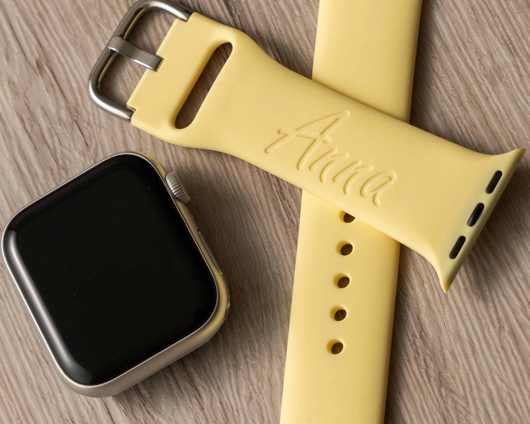 Custom Engraved Silicone Watch Band Birthday Gifts for Her Christmas