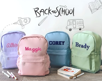 Personalisierter Kleinkindrucksack | Babyrucksack | Personalisierter Rucksack für Kinder als Weihnachtsgeschenk | Rucksack für Kinder | Bestickter Rucksack für Kinder