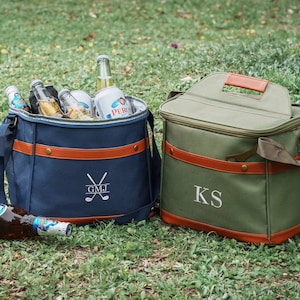 Lot de 4, 5, 6, 7 glacières de golf pour hommes, cadeaux de garçons d'honneur, panachées de bière personnalisées, cadeaux d'enterrement de vie de jeune fille, sac isotherme personnalisé, cadeau de mariage