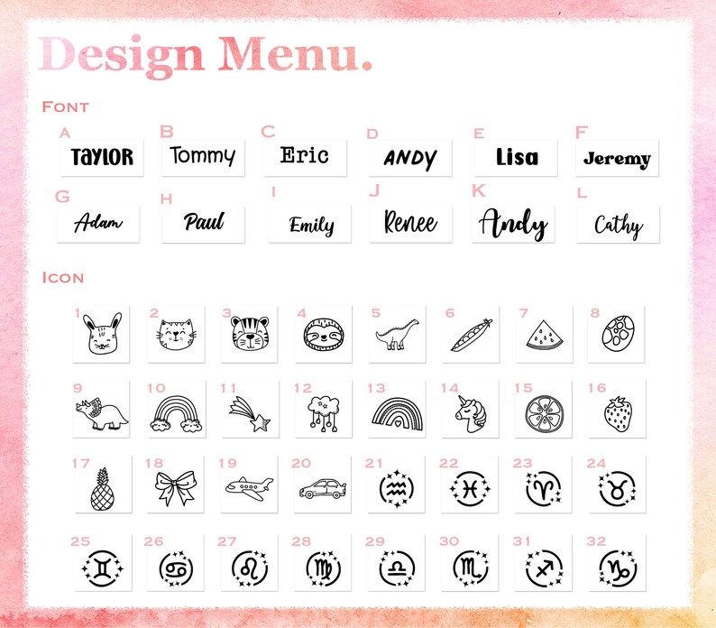 Design Menu
