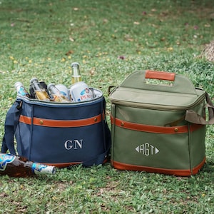 Sac isotherme personnalisé, Cadeau pour la fête des pères, Cadeaux garçons d'honneur, Enterrement de vie de jeune garçon, Glacière garçons d'honneur personnalisée, Glacière golf, Cadeau personnalisé pour homme d'honneur