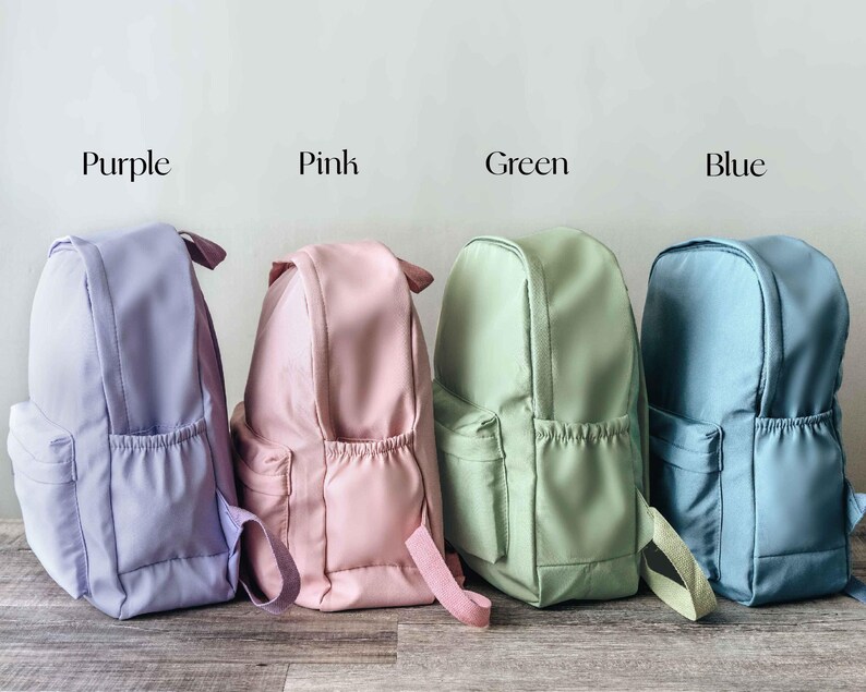 New Mom Gift, Personalized Toddler Backpack, Baby Backpack, Backpack for Kids, Embroidered Backpack for kids, Toddler Gift Custom image 5