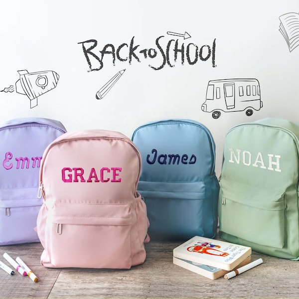 Personalized Toddler Backpack | Kids Backpack with Custom Embroidery | Personalized Toddler Bag | Baby Backpack | Kids Christmas Present