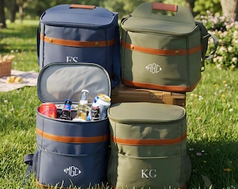 Groomsmen Cooler Backpack, Best Dad Gift, Gift for Him, Personalized Cooler Bag, Groomsmen Gift, Bachelor Party Gift, Best Man Gift [T]