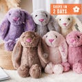 Custom Monogrammed Bunny Rabbit, Easter Baby Gift, Personalized Embroidered Bunny, Soft Plush Toy, Baby Gift, Newborn Gift [W]