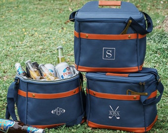 Groomsmen Cooler | Personalized Cooler Bag | Groomsmen Gifts | Fathers Day Gifts  | Custom Golf Cooler for Men | Bachelor Party Gifts